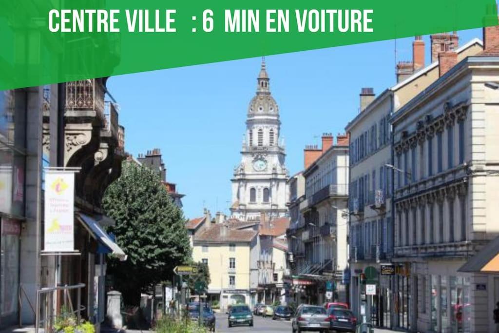 Spacieux - Proche-Gare - Parking Bourg-en-Bresse Eksteriør billede