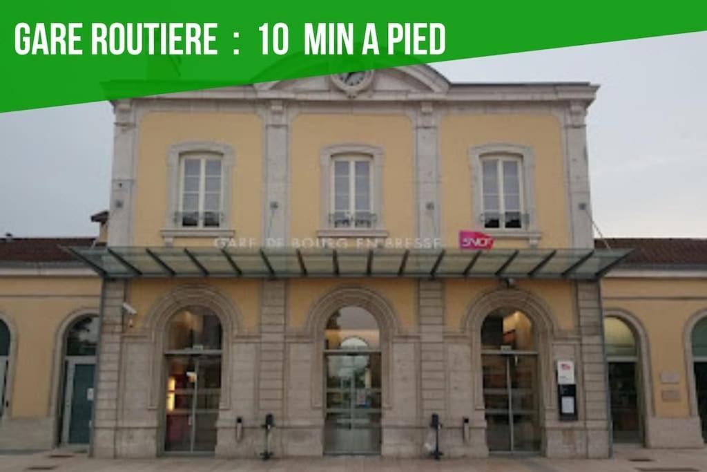 Spacieux - Proche-Gare - Parking Bourg-en-Bresse Eksteriør billede